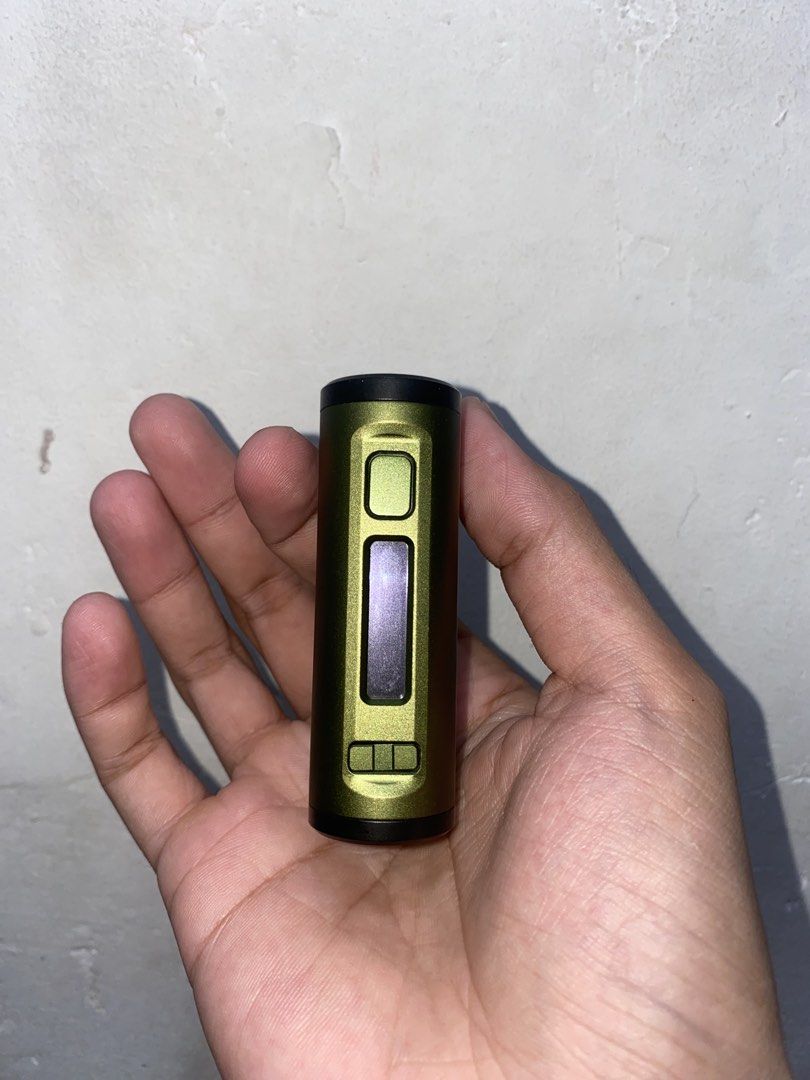 Ambition Mods K1 Mod Green (Category: iPhone 11 Series) located in Manila. Submitted by mysto1 (Listing ID 1470553952, Image 3). Description: - Authentic Green Ambition Mods K1 Mod - Comes with original box and user manual - Compact and ergonomic handheld design - Equipped with screen, firing button, and adjustment buttons - Convenient USB-C port at the bottom base - Serial number: 04490 - Clean body with minimal signs of handling .