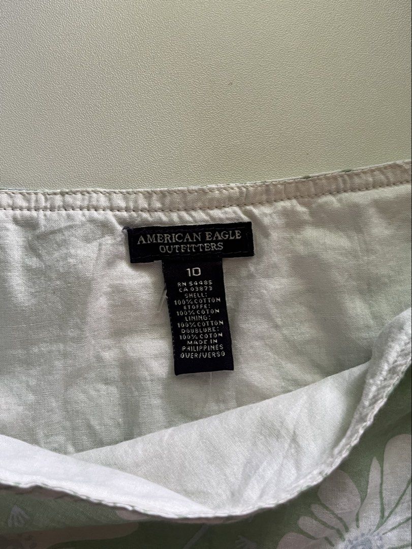 American Eagle Summer skirt Daisy (Category: Skirts) located in Dagupan City. Submitted by whimsyluns (Listing ID 1470398247, Image 2). Description: Summer Daisy Skirt 🌱🪷 size: w:32inch length: 14inch 💘no flaw 💘100%cotton 💘double lining/ not see through 💘perfect for beach trip 💘super nice in person ‼️color may vary due to lighting ‼️ .