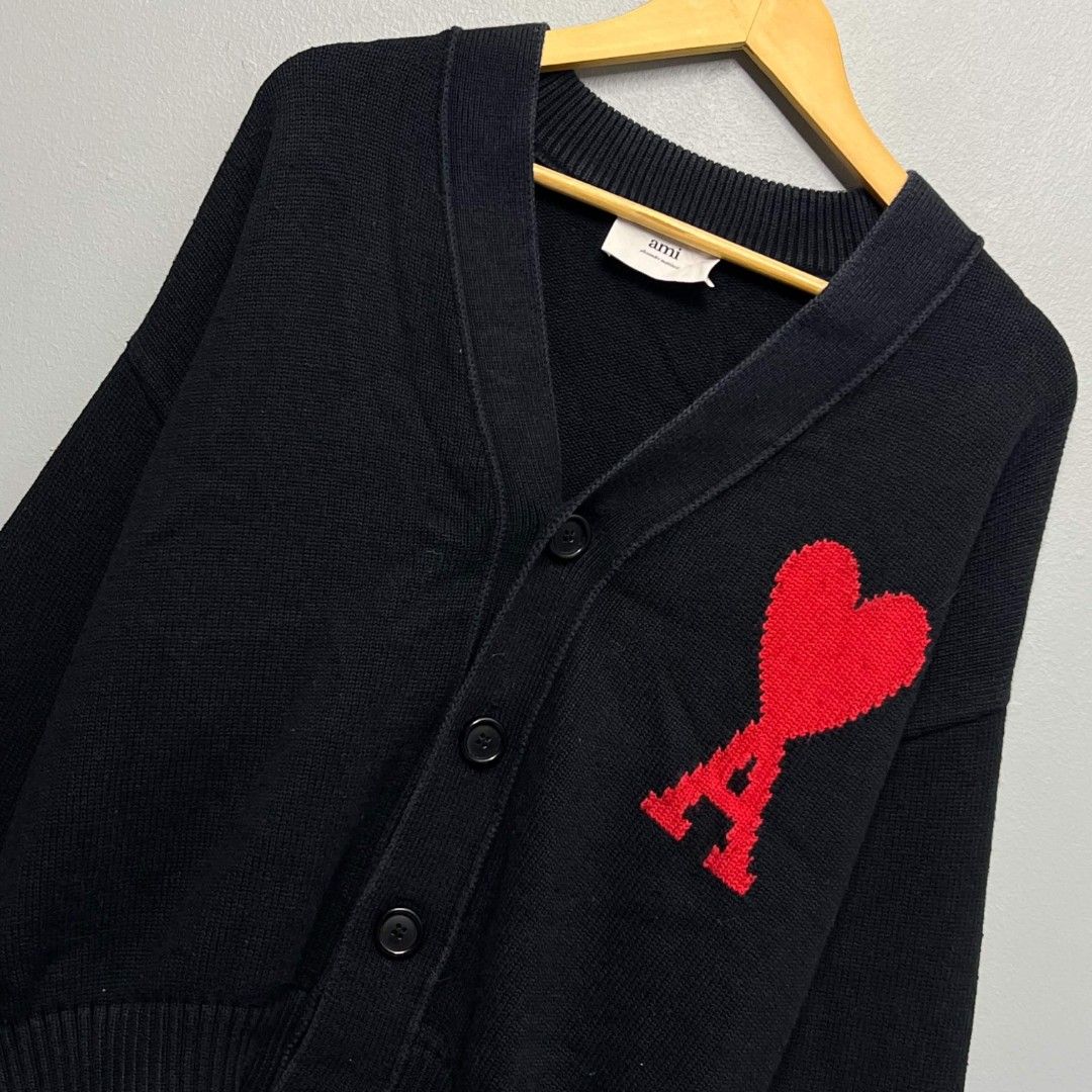 Ami cardigan wool Authentic (Category: Coats, Jackets and Outerwear) located in Alaminos. Submitted by stafits4youuu (Listing ID 1470507306, Image 2). Description: 24 x 26 large on tag excellent to as new no issue AUTHENTIC.