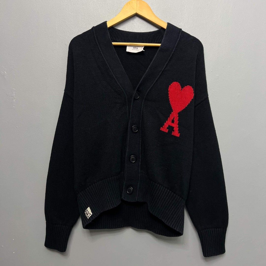 Ami cardigan wool Authentic (Category: Coats, Jackets and Outerwear) located in Alaminos. Submitted by stafits4youuu (Listing ID 1470507306, Image 1). Description: 24 x 26 large on tag excellent to as new no issue AUTHENTIC.