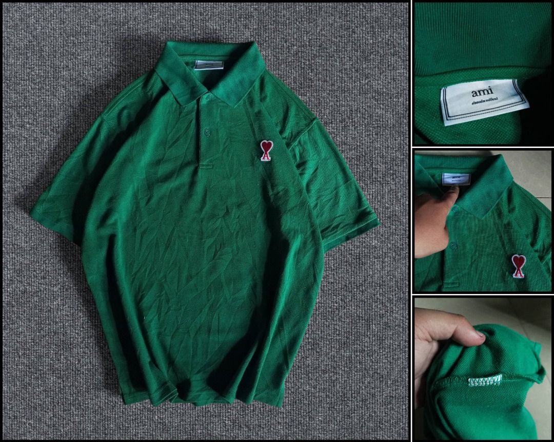 Ami Paris Green Polo (Category: Tshirts & Polo Shirts ) located in General Santos City (Dadiangas). Submitted by collection_9500 (Listing ID 1470541651, Image 1). Description: Ami Paris Green Polo 21.5 x 26 Large Excellent Gensan loc Pm for inquiries All are thrifted items and needwash.