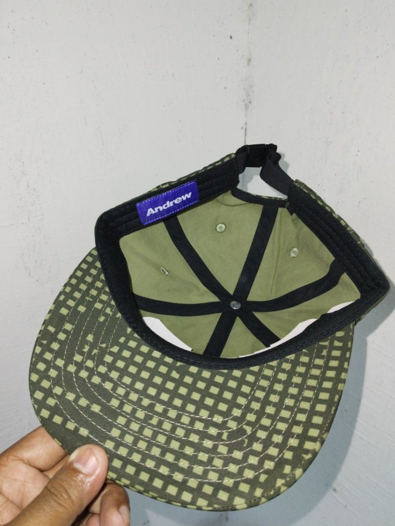 Andrew Strapback reflectorize (Category: Caps & Hats) located in Legazpi City. Submitted by genobecollectives (Listing ID 1470459115, Image 3). Description: -Andrew - Design: Green pixel camo with white text branding on the side - Fit: Solid unstructured fit - Details: Purple inner tag with white logo lettering and clean interior lining with black taped seams - Closure: Adjustable black strap with plastic buckle 800 free ship one size fits all .