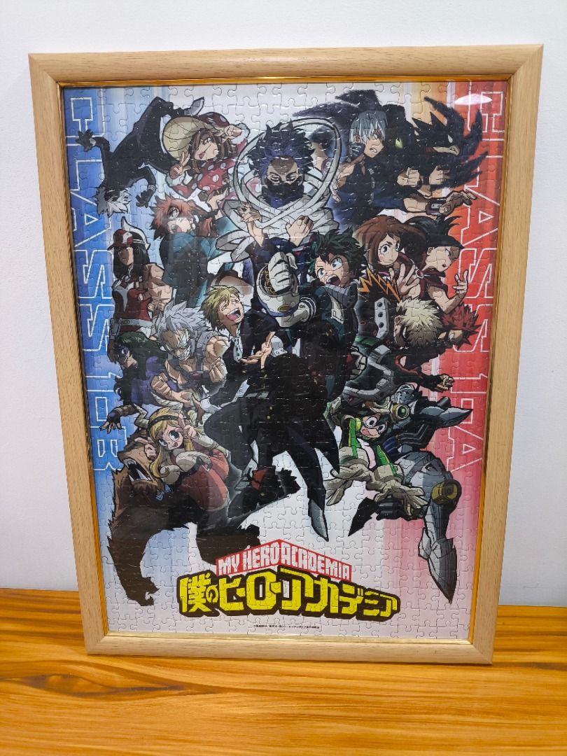 Anime puzzle photo (Category: Figurines & Statues) located in Cabuyao City. Submitted by kurtoyscollectibles (Listing ID 1470396349, Image 1). Description: Framed anime puzzle photo My hero Academia - 950 A1 size (not sure pero malaki) Dragon ball Z - 600 10R ata size .