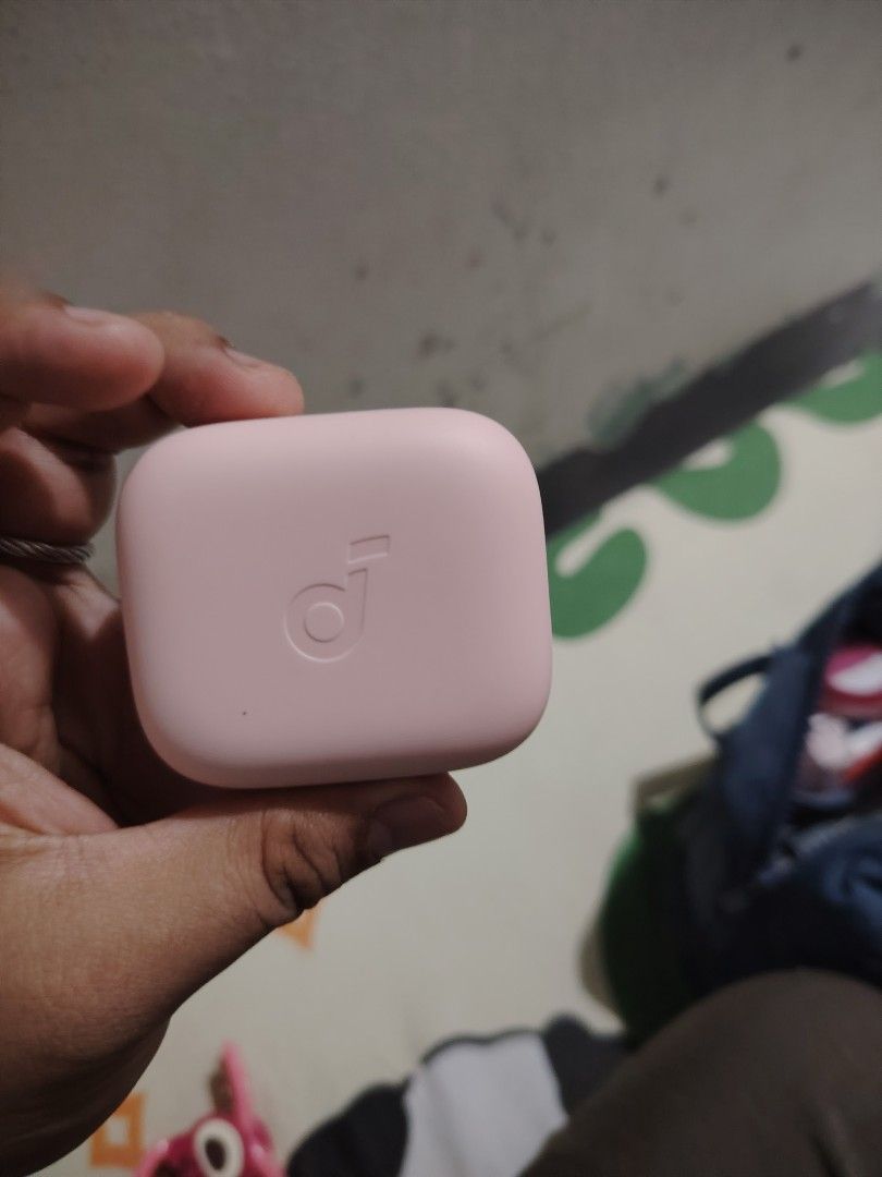 Anker Soundcore R50i NC True Wireless Earbuds Pink (Category: Earphones) located in Manila. Submitted by anrebetted08 (Listing ID 1470358697, Image 3). Description: - Model: Anker Soundcore R50i NC Wireless Earbuds - Color: Pink - Condition: Tested, fully working, and very clean - Inclusions: Original box, charging case, and earbuds - ANC & Calls: Auto noise cancelling and 4-mic AI clear calls - Unique Feature: 2-in-1 charging case that doubles a