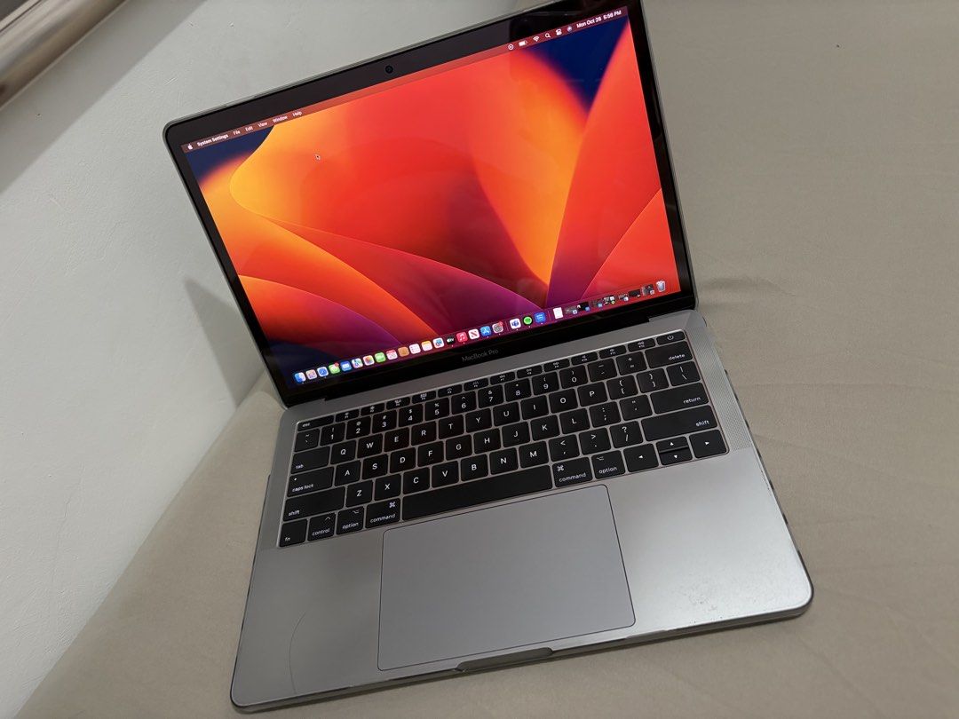 Apple MacBook Pro 2017 Space Grey (Category: Laptops & Notebooks) located in Pasig City. Submitted by lovepinkyy (Listing ID 1470520625, Image 1). Description: - Color: Space Grey - Condition: Fully functional with minor scuffs on the palm rest - Display: Bright and vibrant screen with a clean bezel - Features: Standard keyboard, smooth trackpad, and classic Apple logo lid - Ideal for: Daily tasks, work, or school projects - OS: Running macOS, re