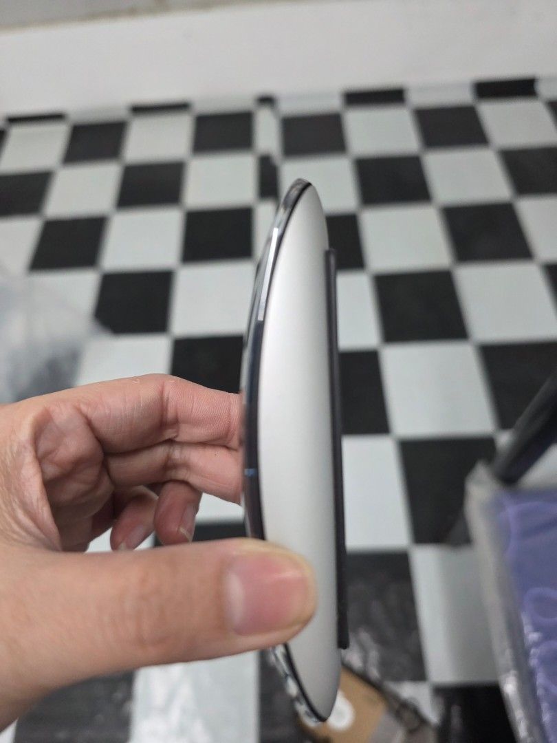 Apple Magic Mouse Black/ Silver (Category: Mouse & Mousepads) located in Cavite. Submitted by daintybabeph (Listing ID 1470388801, Image 2). Description: Apple Magic Mouse Color: Black and Silver Designed by Apple in California, Assembled in China Inclusion: Mouse only (hindi na nagagamit).