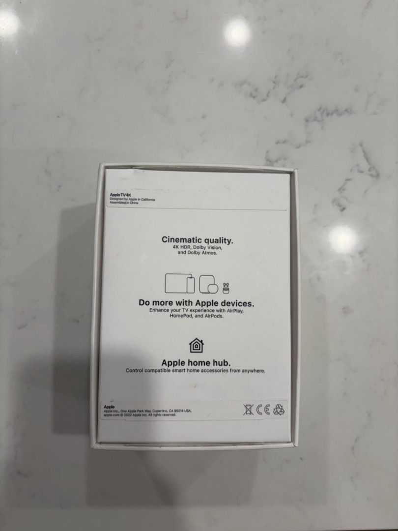 Apple TV 4K 3rd Generation 64GB Wi-Fi Black (Category: Media Streamers & Hubs) located in Makati City. Submitted by mmyshkrdlcrz (Listing ID 1470488341, Image 3). Description: Apple TV 4K with 64GB storage, supporting 4K streaming, Dolby Vision, and Dolby Atmos. Already updated and factory reset, with just one minor scratch. Condition: Pre-owned, very good Included: Apple TV, Siri Remote, Power Cord & Original Box RFS: Decluttering Message me for