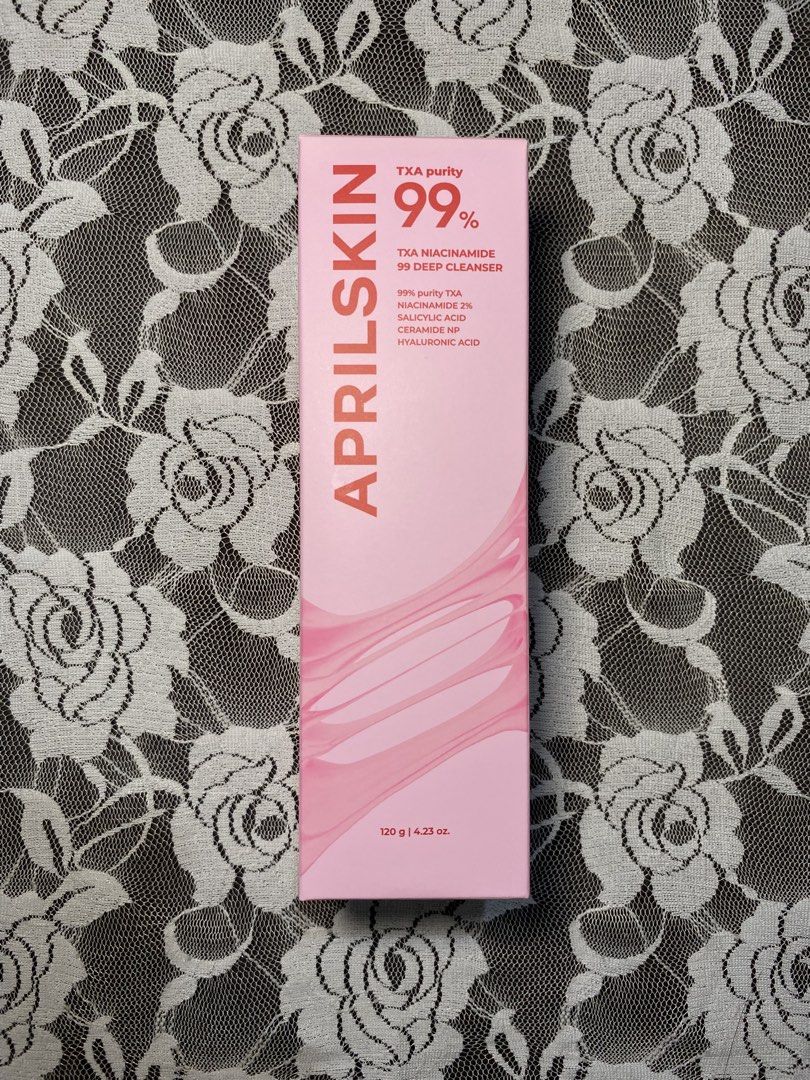 APRILSKIN TXA Niacinamide 99 Deep Cleanser (Category: Face Care) located in Calabanga. Submitted by velvetblunt (Listing ID 1470493067, Image 1). Description: *NEVER BEEN USED* completely unused, opened them for unboxing video ₱ 7k for take all (2nd slide) negotiable.
