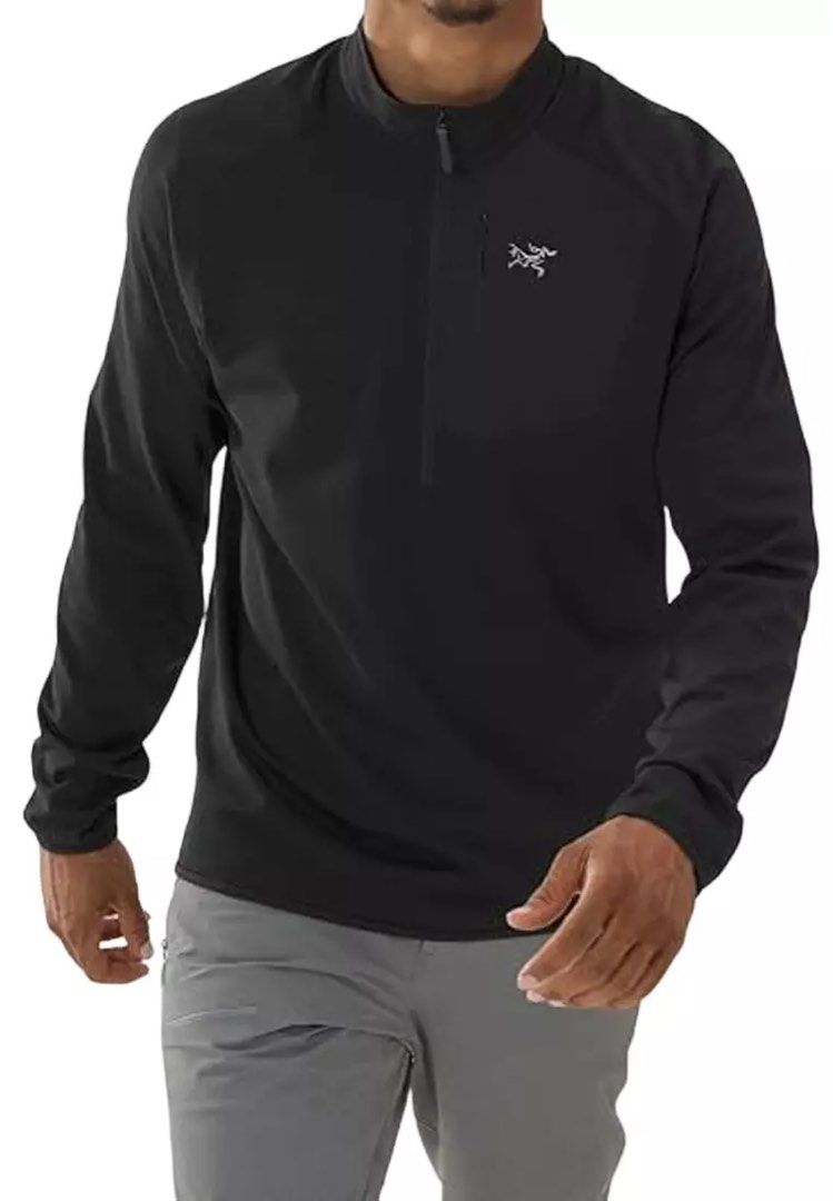 Arc’teryx Men’s Delta 1/2 Zip Neck (Category: Tshirts & Polo Shirts ) located in General Mariano Alvarez. Submitted by 4117_thriftnthrive (Listing ID 1470351897, Image 2). Description: In excellent condition No flaws Size: L Measurements Width: 22.5” Length: 28” .