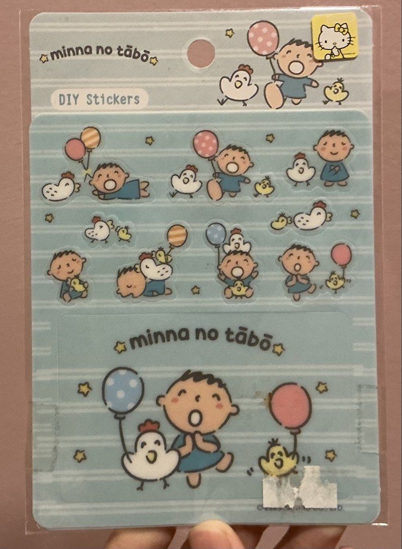 Sanrio Stickers (Category: Character Goods) located in Pasig City. Submitted by kgc1109 (Listing ID 1470451634, Image 3). Description: Minna no Tabo DIY stickers - 150 Kerokeroppi - 150 Hangyodon Index Note Pad - 200 Hangyodon DIY stickers - 150 gcash only.