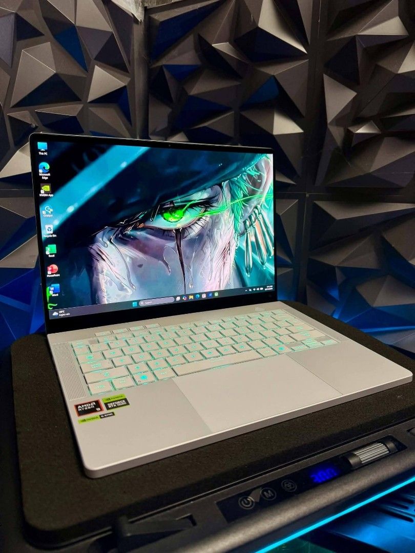 Asus Zephyrus G14 Gaming Laptop (Category: Laptops & Notebooks) located in Davao. Submitted by shinxchan (Listing ID 1470529829, Image 3). Description: PRE HOLIDAY SALE 🔥 Slightly used No dents ✅ No issue ✅ With official Asus warranty until March 13, 2027 Very small dot scratch on top (see last pic) No effect on performance Inclusions: Unit Original charger Box Asus ROG Bag Specs: • 14" 3K (2880 x 1800) 120Hz 0.2ms OLED ROG Nebula Display (100% 
