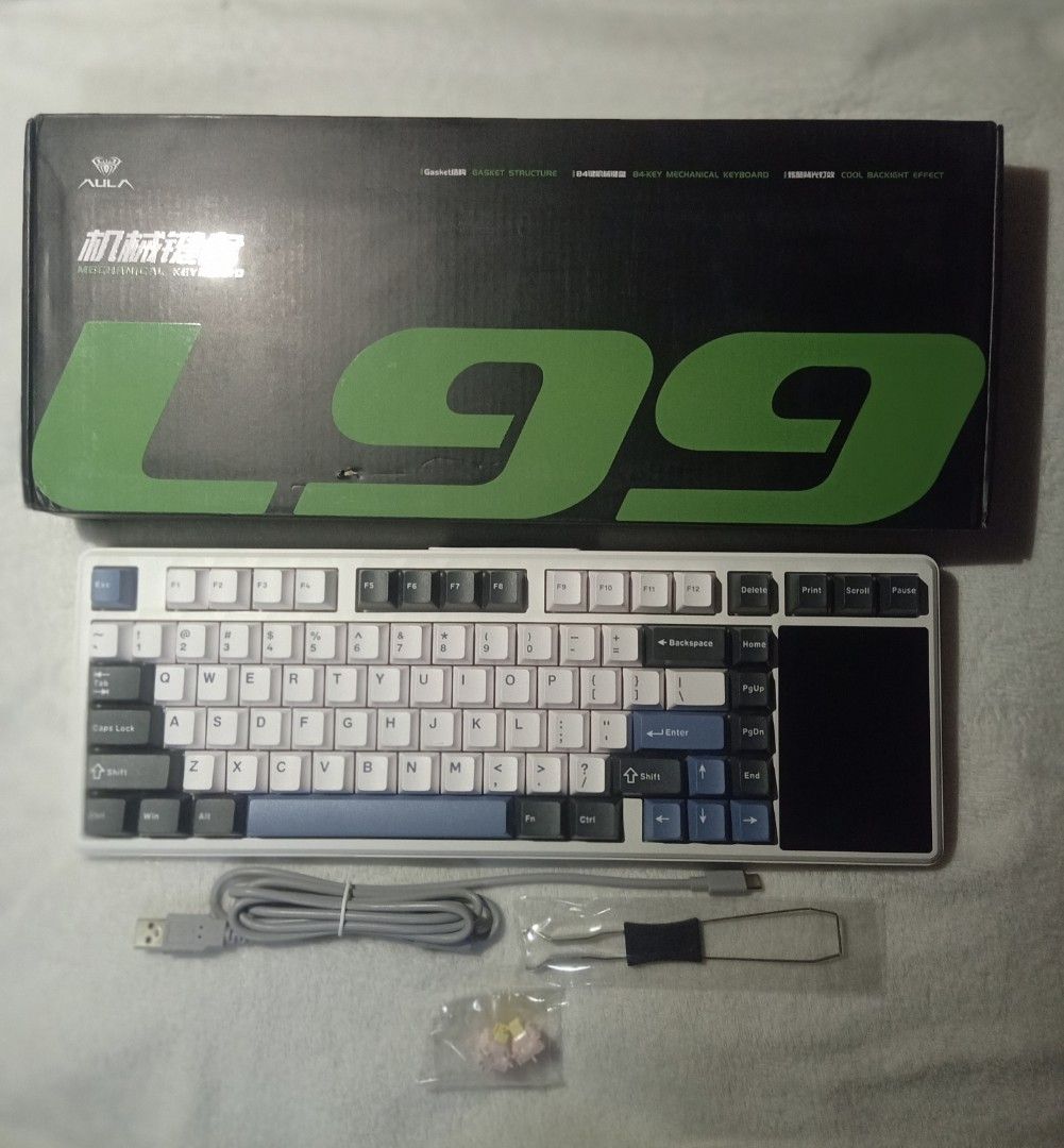 AULA L99 Mechanical Keyboard with Smart Screen (Category: Computer Keyboard) located in Pasay City. Submitted by jomel.jay.ariate (Listing ID 1470464521, Image 1). Description: You can also message me on Facebook: Jomel Jay Ariate Keyboard is Brand New PRICE IS FIXED Loc: PASAY CITY BUENDIA TAFT Test as much as you want on meetup or pickup Meetup at LRT or MRT Stations Also available for Pickup or Delivery Via lalamove, Grab, etc... Buyer Books a