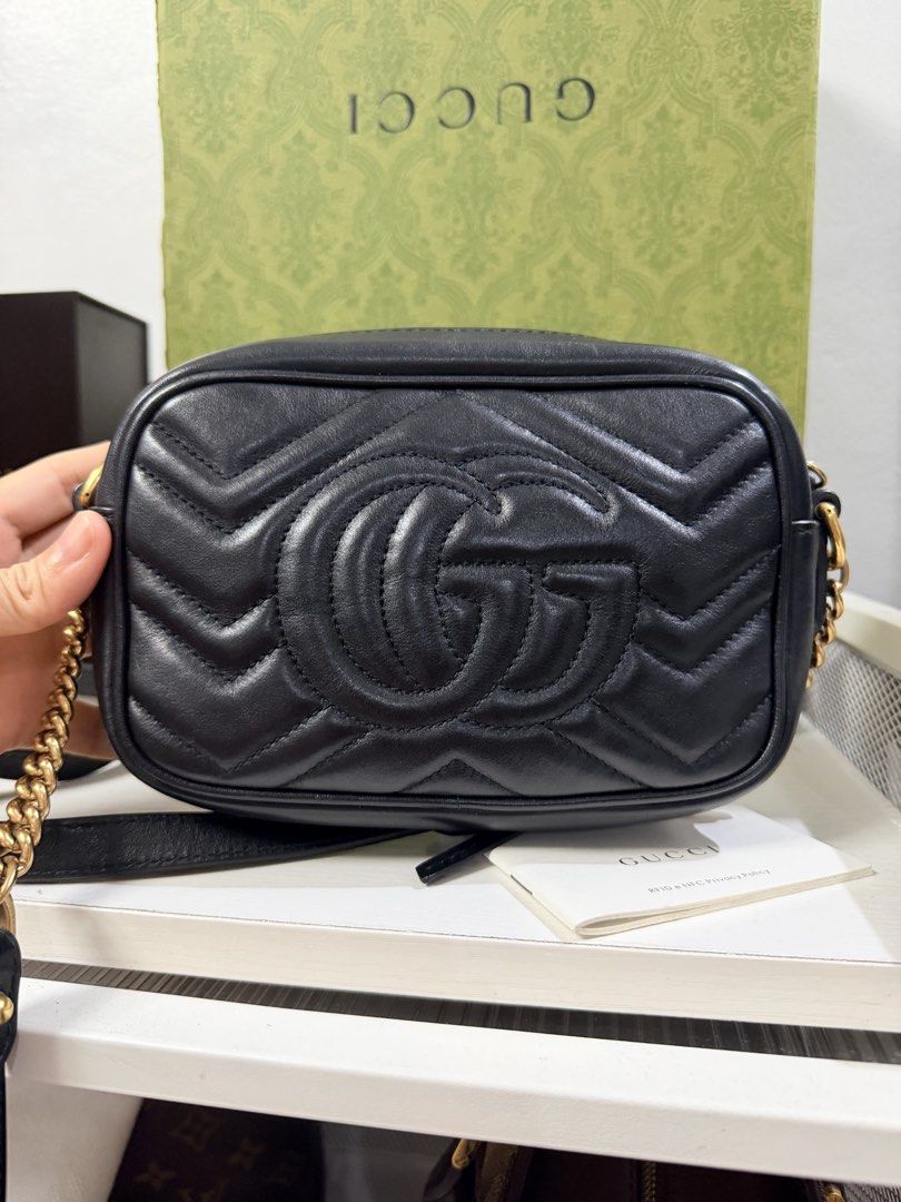 Authentic gucci mini marmont camera bag (Category: Cross-body Bags) located in Caloocan City. Submitted by alavishglam (Listing ID 1470358449, Image 2). Description: .