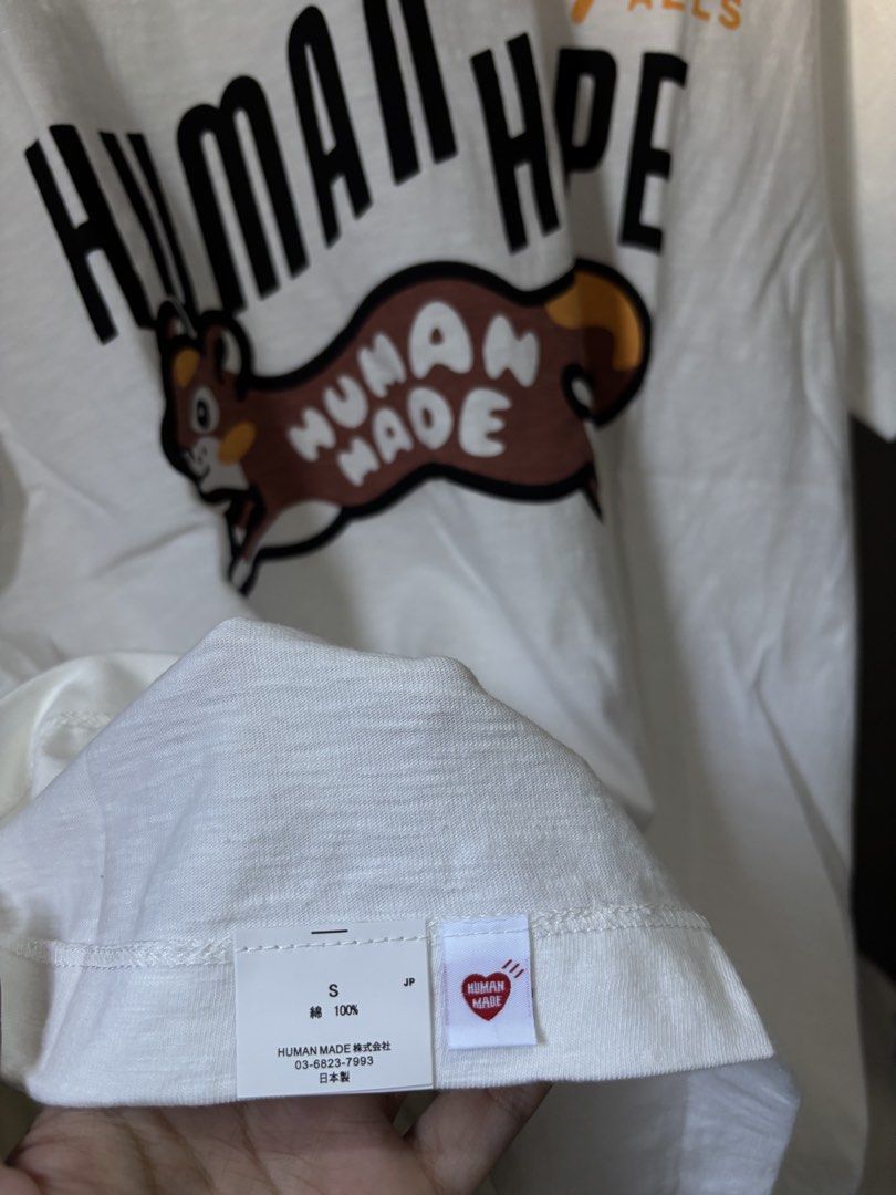 Authentic Human made (Category: Tshirts & Polo Shirts ) located in Tarlac. Submitted by profit_items272727 (Listing ID 1470376176, Image 3). Description: Small on tag but best fit for Medium mens / Boxy type Available sizes: Small, Medium and Large mens Human made New release / Big sizes.