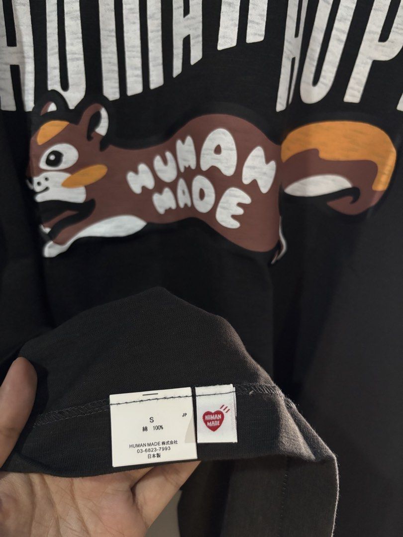 Authentic Human made (Category: Tshirts & Polo Shirts ) located in Tarlac. Submitted by profit_items272727 (Listing ID 1470376360, Image 3). Description: Small on tag but best fit for Medium mens / Boxy type Available sizes: Small, Medium and Large mens Human made New release / Big sizes.