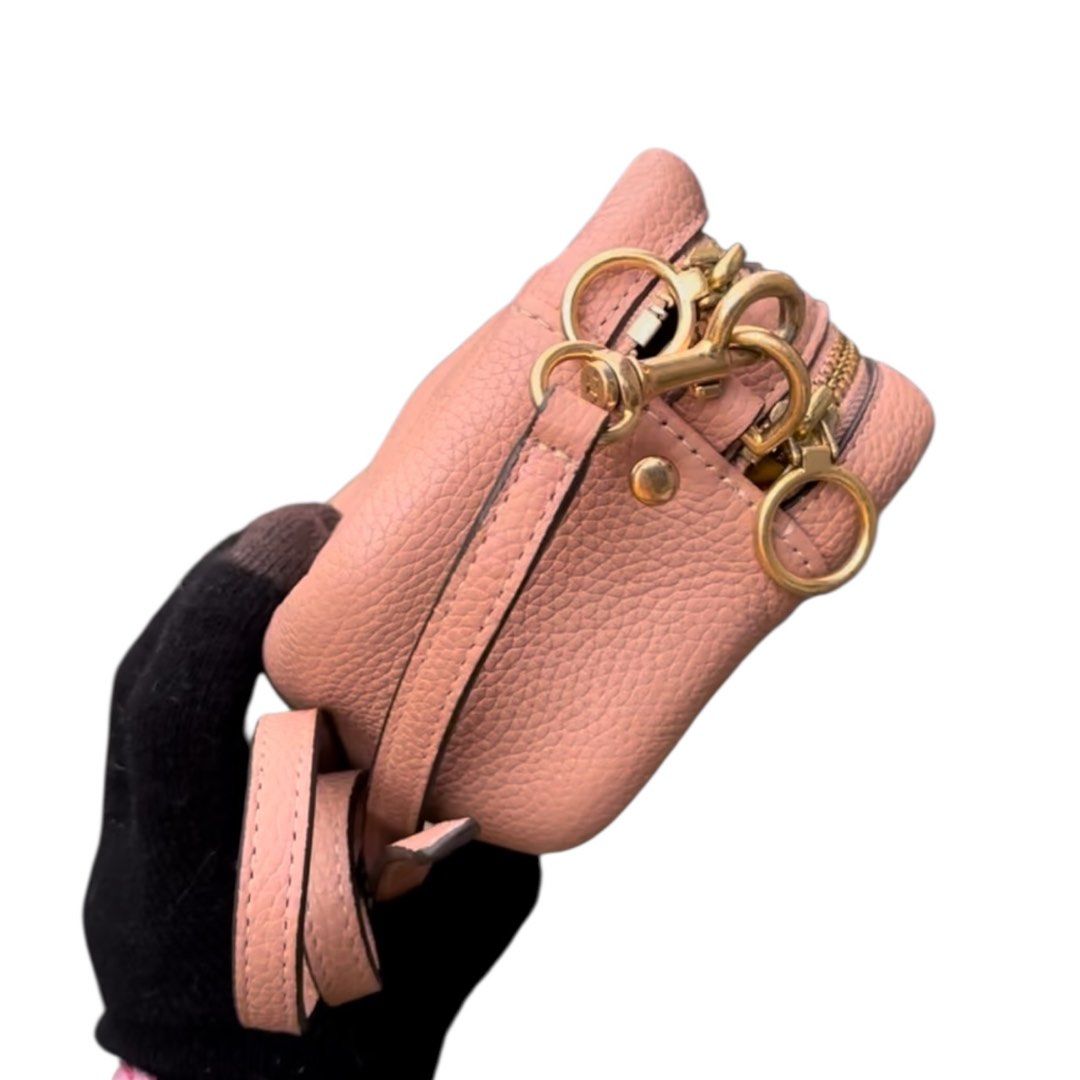 Authentic TORY BURCH (Category: Cross-body Bags) located in San Fabian. Submitted by rei_aniels (Listing ID 1470371405, Image 2). Description: Authentic TORY BURCH Like new Pebbled Leather Ykk zip Kasya Big Phone Adjustale Strap .