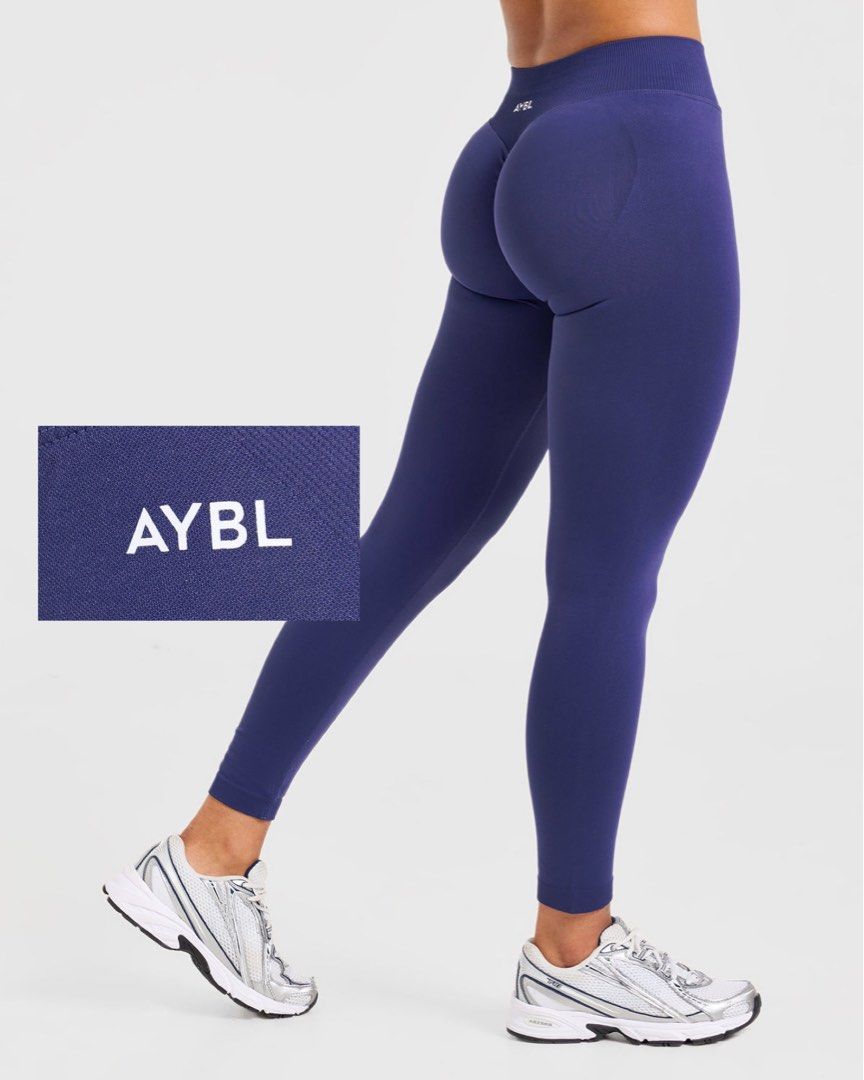 AYBL Enhance Seamless Leggings (Category: Activewear) located in Cavite. Submitted by itsreallymilcah (Listing ID 1470542413, Image 1). Description: AYBL Enhance Seamless Leggings Color: Storm Blue Material: 92% Nylon, 8% Elastane Size: Small Condition: 9/10 Like new!! .