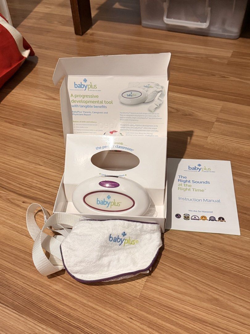 BabyPlus Prenatal Education System with Learning Pouch and Manual (Category: Maternity Care) located in Pasay City. Submitted by dianeccloset (Listing ID 1470412335, Image 1). Description: Bought March 2026. Last used July 2026. SF to be shouldered by buyer Pickup via Grab or Lalamove for Metro Manila buyers only. - Authentic BabyPlus prenatal education system - Designed for early cognitive development and bonding during pregnancy - Includes main