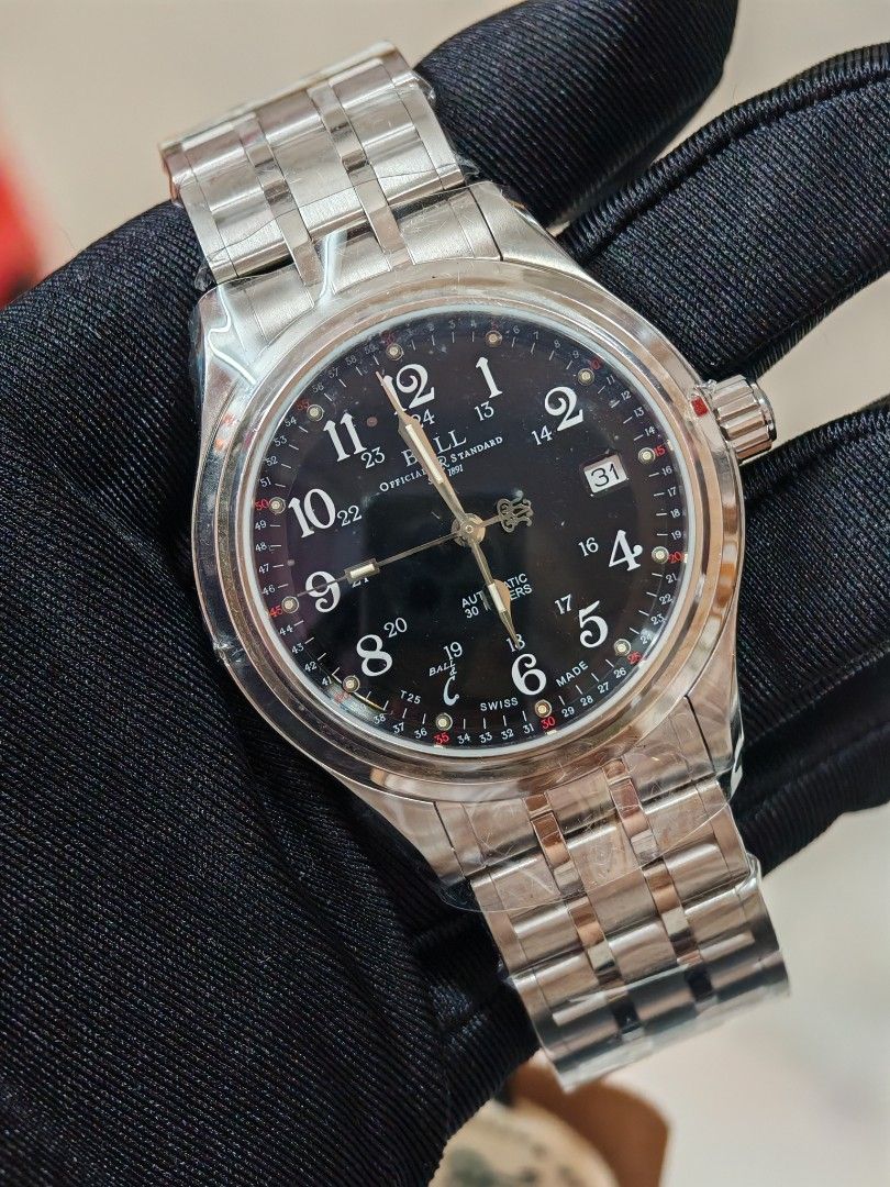 Ball Trainmaster (Category: Watches) located in Kuantan. Submitted by xueli_fs (Listing ID 1470409889, Image 3). Description: Now➡️rm3580 Only ‼️Offer Offer Price Brand New Come With Fullset ✅Box ✅Card Ball Trainmaster NM1038D ‼️Condition New ✅38mm ✅Automatic ✅Sapphire Crystal Glass ✅30m Water Resistance Our Shop Location Fiona Store ( 2nd Hall Beside Seoul Garden ) Lot 1.11 , 1st Floor , Berjaya Megamall , Jalan Tun Ismail , 25000 Kuantan Pahang