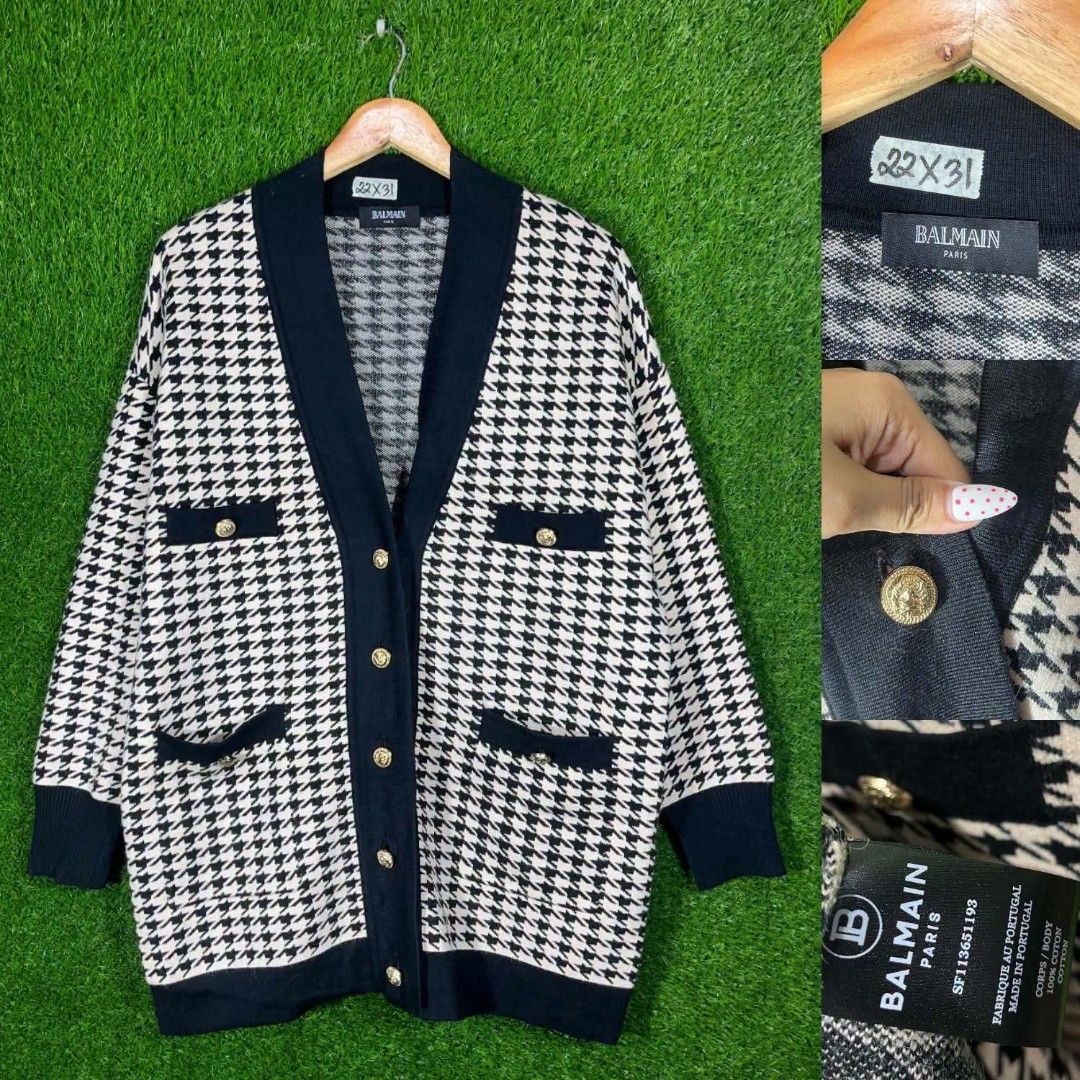balmain knitted cardigan (Category: Luxury Apparel) located in San Jose del Monte. Submitted by luxurygarments (Listing ID 1470366511, Image 1). Description: .