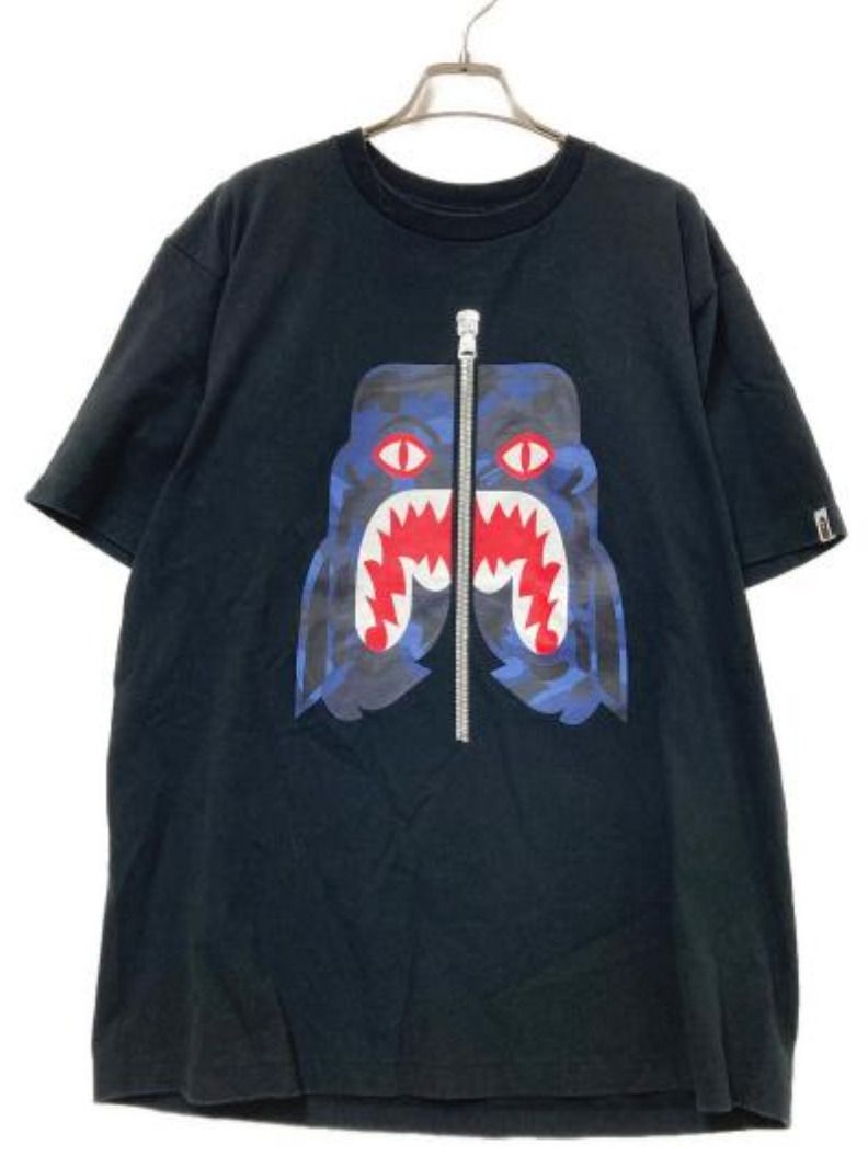 Bape Blue Shark Tee (Category: Tshirts & Polo Shirts ) located in Cainta. Submitted by taygracie (Listing ID 1470500706, Image 1). Description: Lightly used. Authentic Bape. Size XXL (Men).