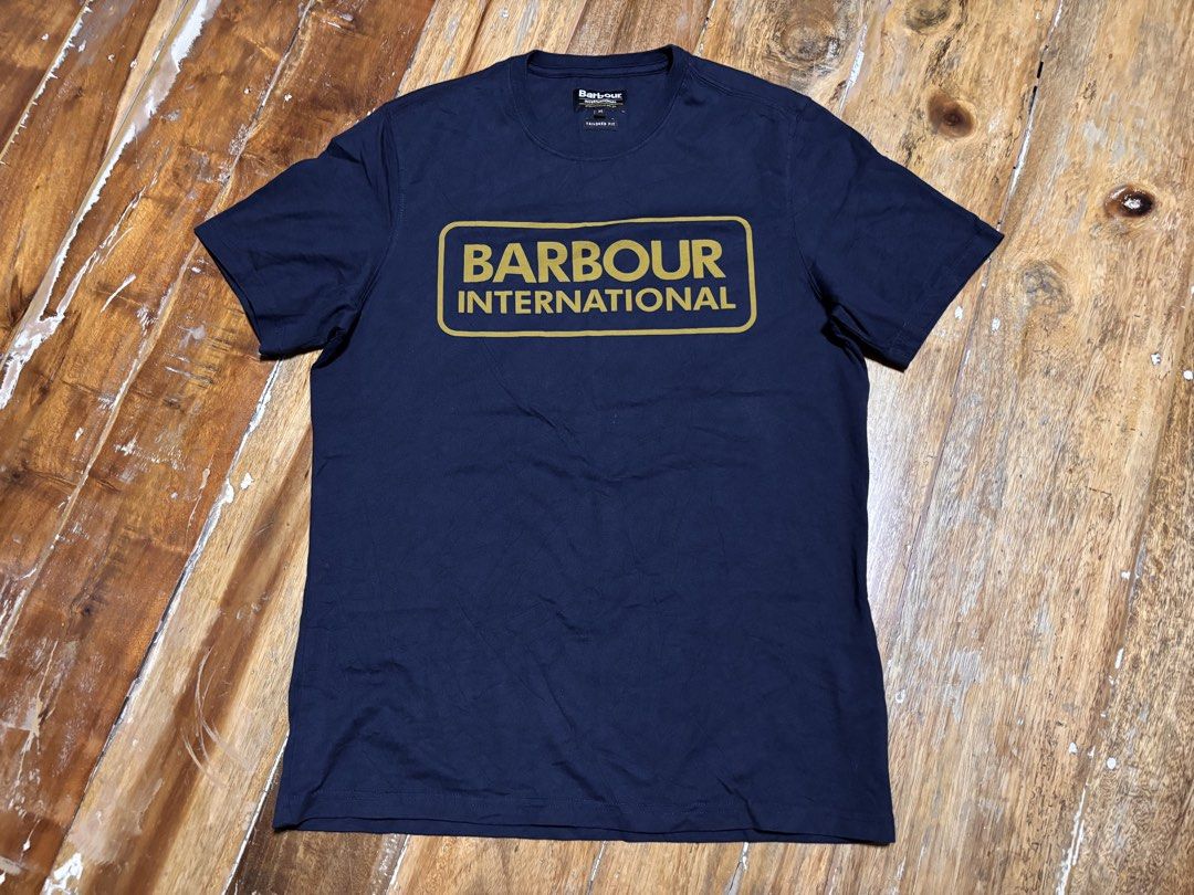 Barbour international tee (Category: Tshirts & Polo Shirts ) located in Cagayan de Oro. Submitted by kirkwax_4 (Listing ID 1470461570, Image 1). Description: Barbour international tee Medium slimfit (20x27) Goodasnew No issue 680.