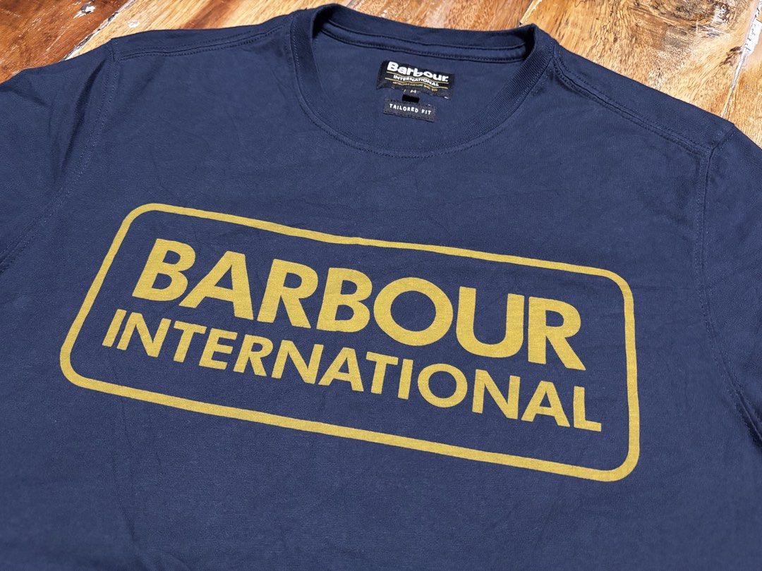 Barbour international tee (Category: Tshirts & Polo Shirts ) located in Cagayan de Oro. Submitted by kirkwax_4 (Listing ID 1470461570, Image 3). Description: Barbour international tee Medium slimfit (20x27) Goodasnew No issue 680.