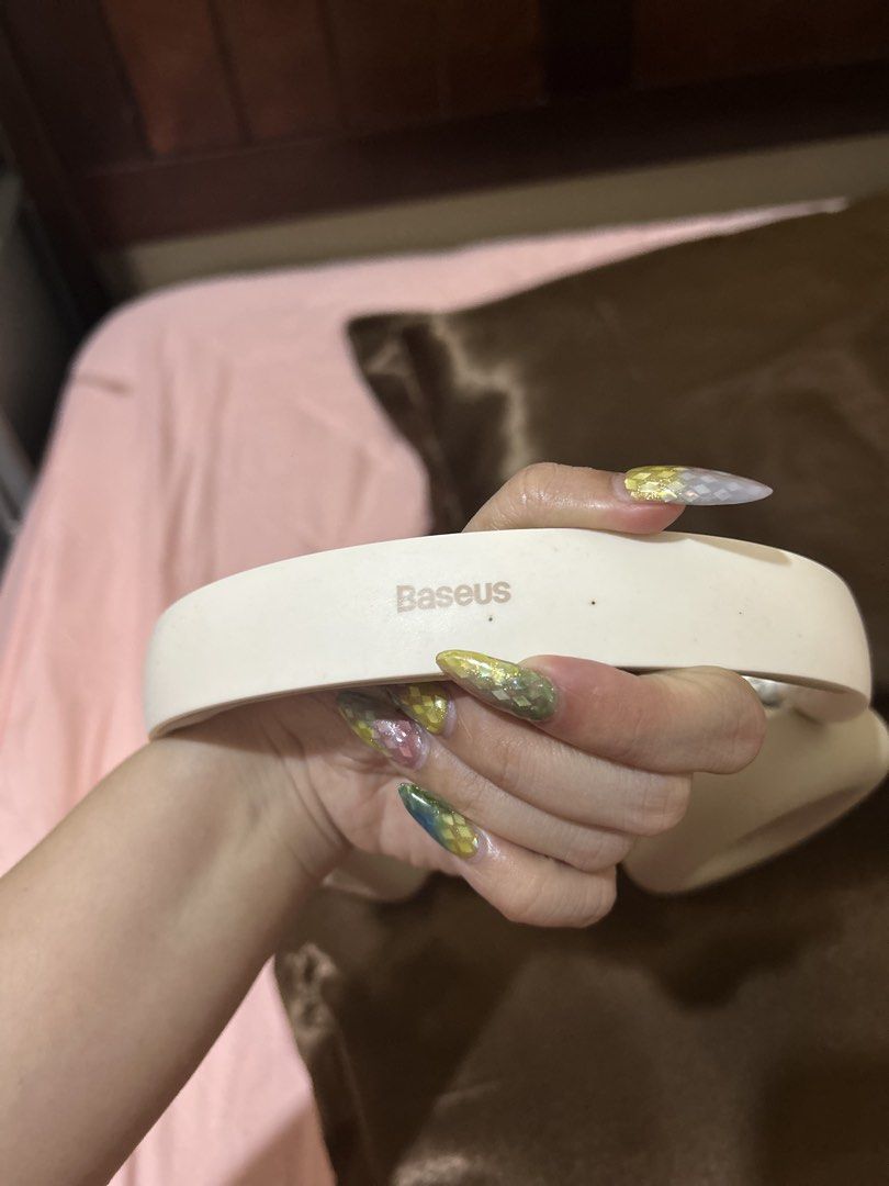 Baseus wireless over-ear headphones beige (Category: Headphones & Headsets) located in Mataasnakahoy. Submitted by monoky (Listing ID 1470486808, Image 3). Description: Baseus Headphones 🎧 Price: ₱1,000 - negotiable * Fully functional — all features working properly * No known functional issues * Comfortable over-ear design * Suitable for music, calls, and everyday use Condition: Pre-loved Working Condition: Tested and fully functional with no k