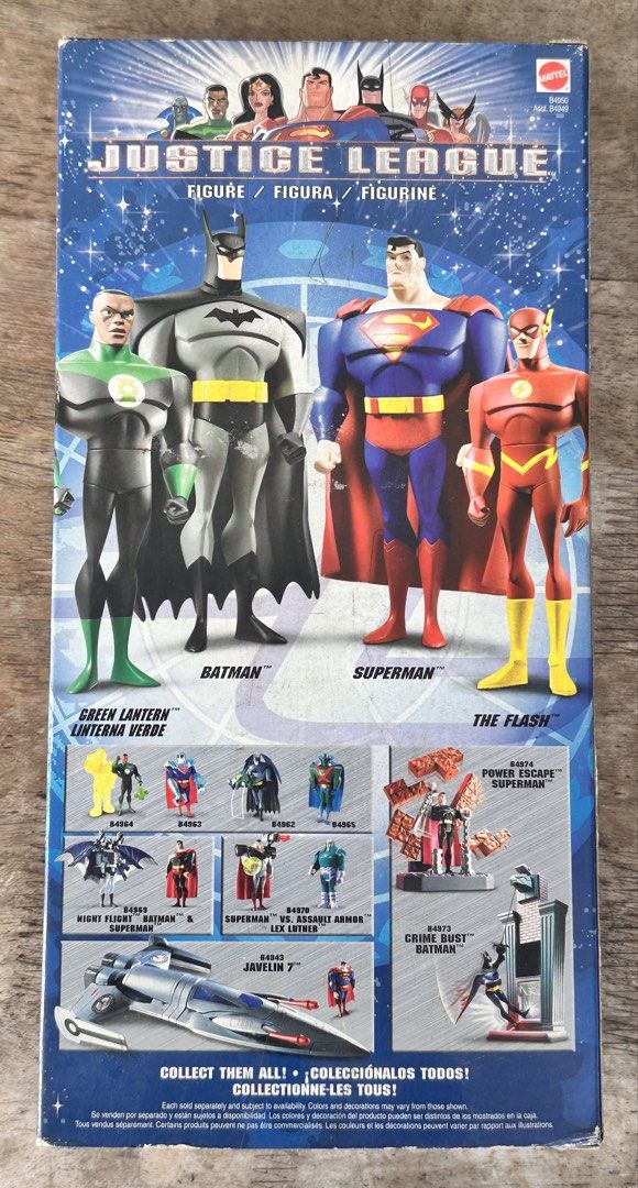 Batman - Justice League 10" Figure (Category: Action & Battle Toys) located in Mandaluyong City. Submitted by collectorsobsessions (Listing ID 1470367849, Image 3). Description: Batman - Justice League 10" Figure - Sealed in Box. - Box is not Mint. - Clear plastic window is yellowish. - Comes as is, what you see is what you get. - PRICE: P1,400.