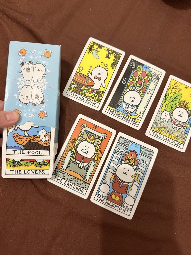 BEAR TAROT CARDS (Category: Trading Cards Accessories) located in Taguig. Submitted by finds.market88 (Listing ID 1470364481, Image 2). Description: BEAR TAROT CARDS COMPLETE CARDS BNEW ON HAND 📸ACTUAL ITEM POSTED .