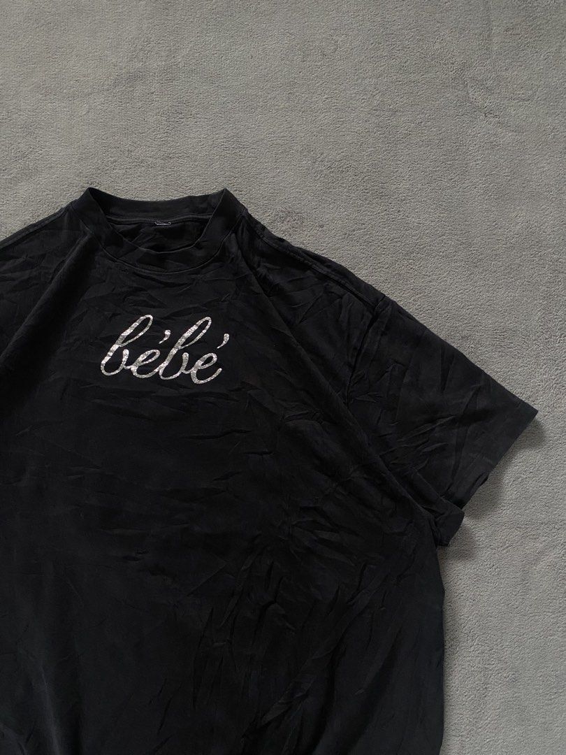 Bebe Shirt (Category: Tshirts & Polo Shirts ) located in Ozamiz City. Submitted by thriftnikael (Listing ID 1470512125, Image 2). Description: width: 25 length: 28 size: XL - XXL Color rate: 10/10 Condition: 10/10 Issue: n/a.