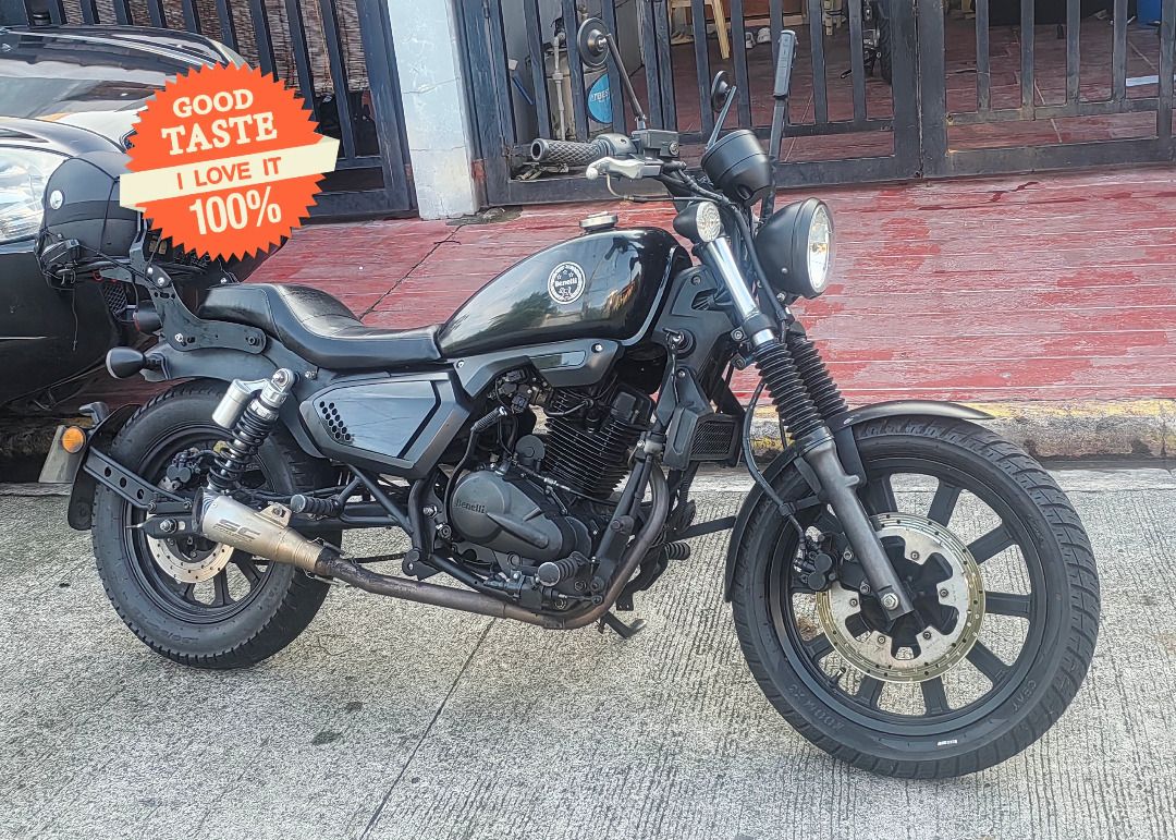 Benelli Motobi Evo 200cc (Category: Motorbikes for Sale) located in Manila. Submitted by olxph_208580940 (Listing ID 1470348747, Image 2). Description: 🏍️ Benelli Motobi Evo 200cc – All Black, Well-Kept Price: ₱59,999 FIXED (Best Deal in the Market) Sleek all-black Benelli Motobi Evo 200cc, great for daily commuting and weekend rides. Smooth, reliable, and turns heads on the road. Details: Year model: 2023 Mileage: 17k Color: All black Registrat