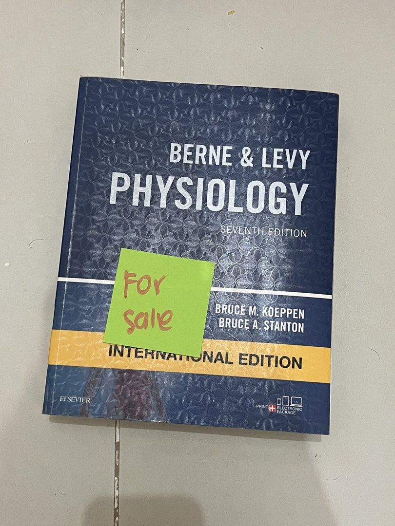 Berne & Levy Physiology Seventh Edition International Edition (Category: Textbooks) located in Pateros City. Submitted by tatafinds (Listing ID 1470541802, Image 3). Description: Berne & Levy Physiology, 7th Edition (International Edition) Condition: Preloved, good condition 🏷️ Price: 599 🧾 RFS: Decluttering 🚕 Shipping via Lalamove ‼️ PAYMENT FIRST ‼️ 📌 Location: Metro Manila pm to order !.