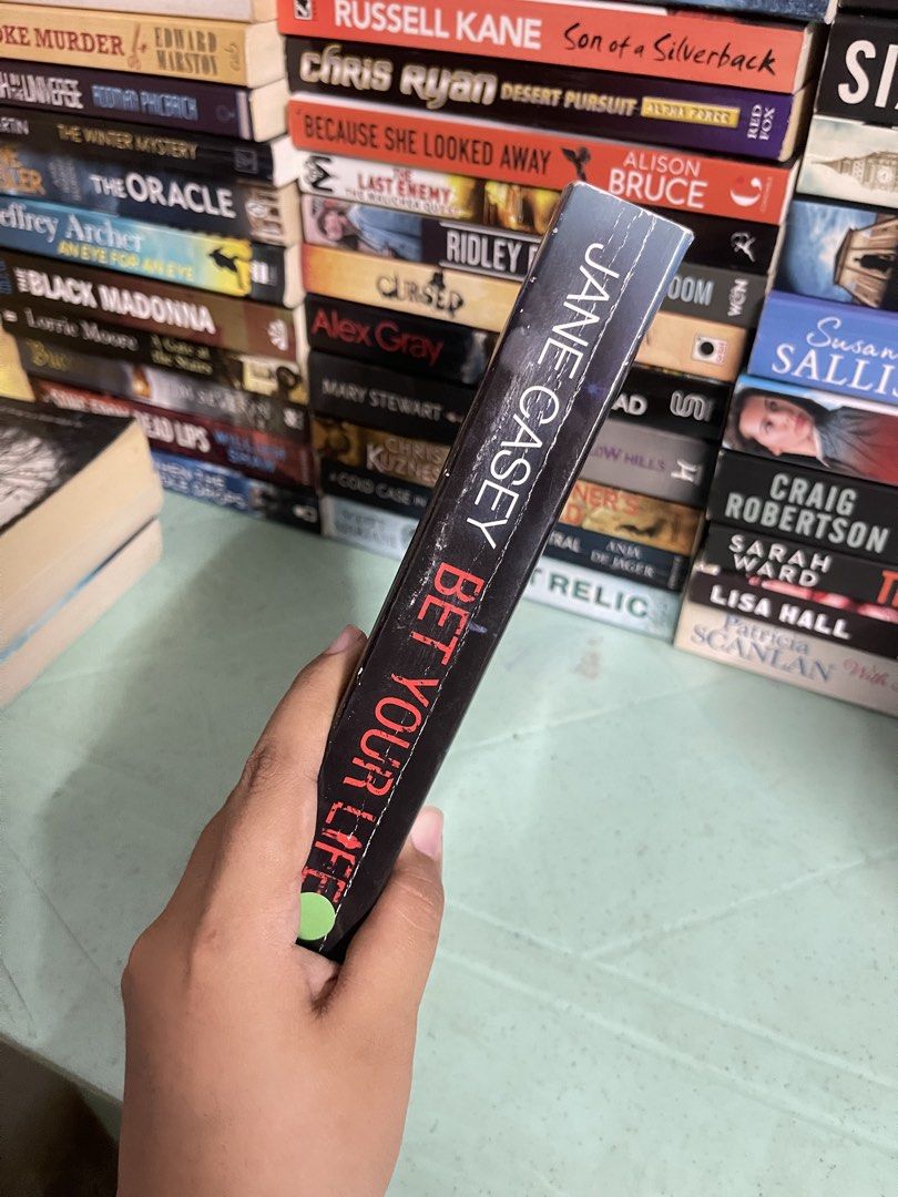 Bet Your Life - Jane Casey (Category: Storybooks) located in General Trias. Submitted by kwinay.28 (Listing ID 1470483942, Image 2). Description: Preloved Book with spine crease and tanned edges .