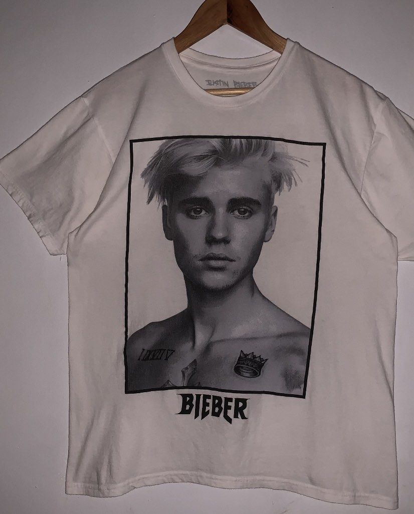 BIEBER FOR SALE (Category: Tshirts & Polo Shirts ) located in Angeles City. Submitted by browsetheracks (Listing ID 1470467775, Image 3). Description: FOR SALE JUSTIN BIEBER PORTRAIT GRAPHIC TEE SIZE LARGE ON A OFFICIAL MERCH TAG (22×28) IN EXCELLENT CONDITION! NO ISSUE *MADE WITH HEAVY COTTON MATERIAL ₱1100+SHIPPING FEE DM ME FOR MORE INFO 🔌 Note: Every item is photographed accurately to showcase its actual condition. Before shipping, each garm