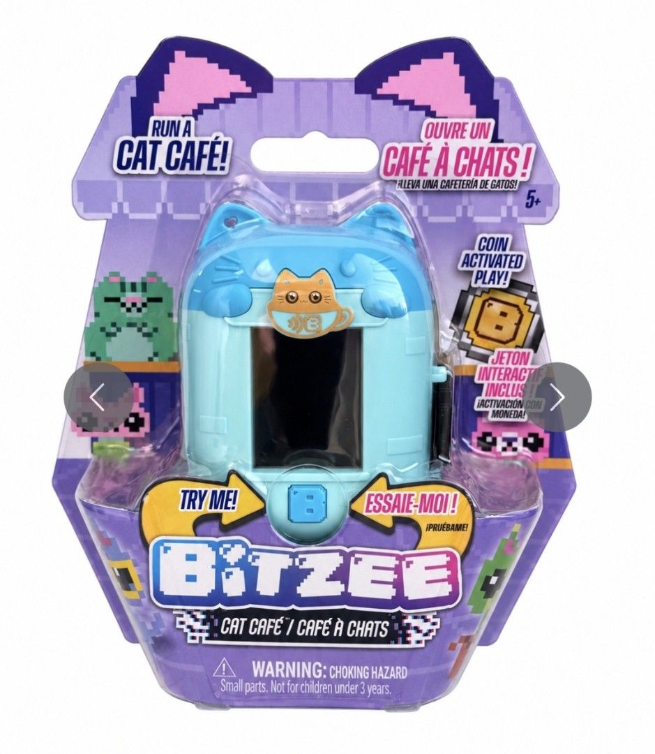 Bitzee Cat Café 貓cafe電子寵物機, 玩具收藏品, 玩具, 互動玩具 - Carousell