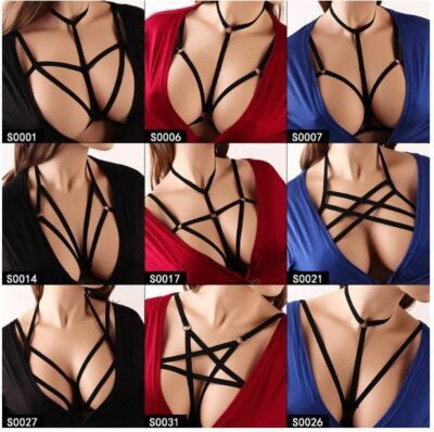 black elastic cupless cage harness bra, (Category: Undergarments & Loungewear) located in Manila. Submitted by icamalicdem29 (Listing ID 1470461827, Image 3). Description: black elastic cupless cage harness bra,.
