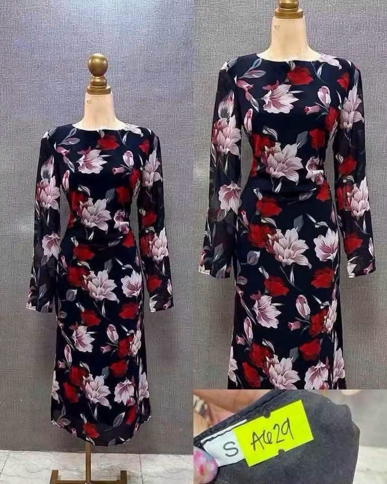Black floral dress (Category: Dresses) located in Santa Barbara. Submitted by bluwayz (Listing ID 1470451447, Image 1). Description: Never used. Perfect for date night, church date, or formal event. .