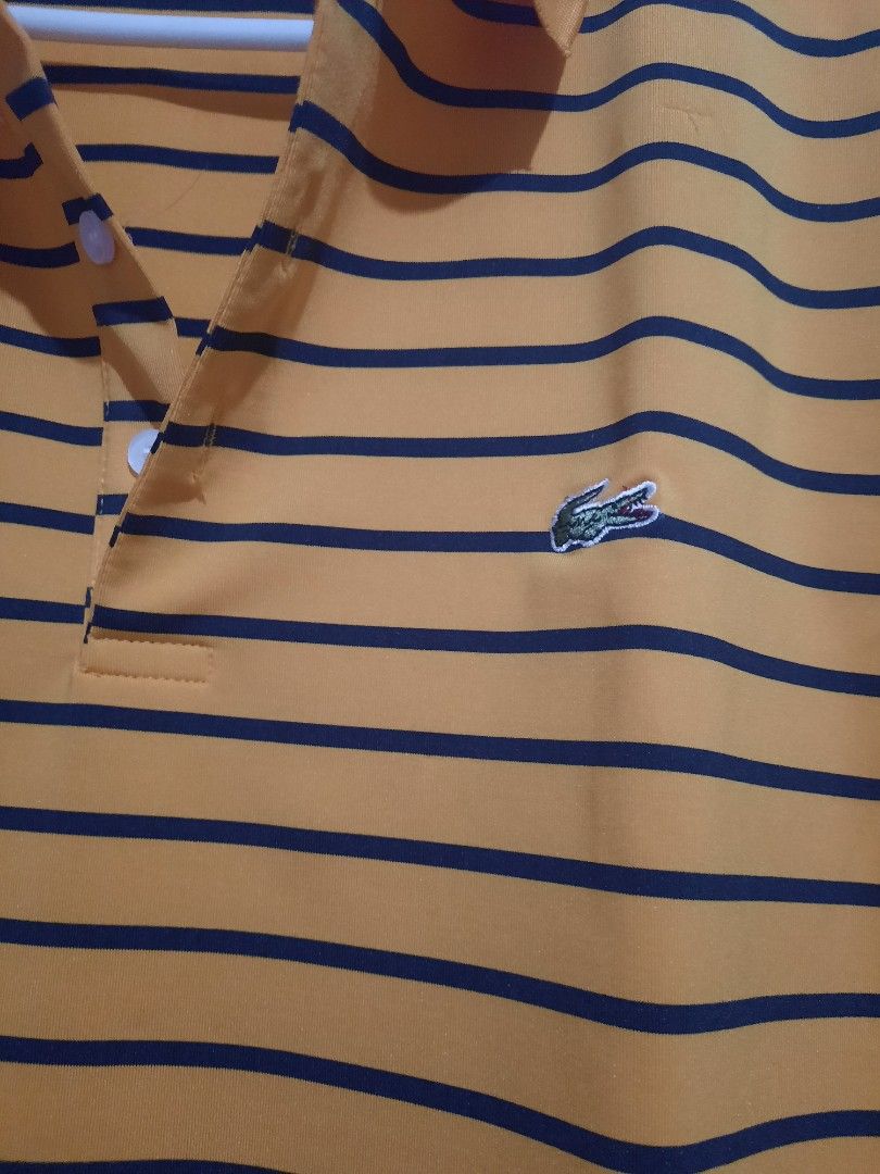 Black Yellow Striped Polo Shirt (Category: Tshirts & Polo Shirts ) located in Quezon City. Submitted by dannikkishoppe2 (Listing ID 1470474657, Image 3). Description: Black Yellow Striped Polo Shirt‼️₱400‼️ • Material: Premium fabric (durable, lightweight, breathable) • Technology: Quick Dry (moisture-wicking to keep you cool and comfortable) • Design: Horizontal stripe • Color: Yellow / Black • Size: L • Like new Please manage your expectations 