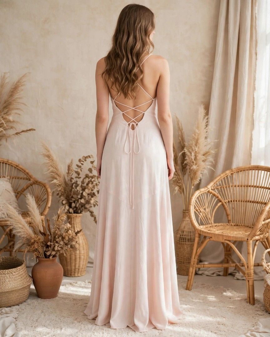 Blush Pink Ruffle Slit Gown- Large (Category: Evening dresses & gowns) located in Manila. Submitted by jollyann_b1990 (Listing ID 1470410909, Image 2). Description: ✨ AVAILABLE FOR SALE ✨ Perfect for weddings, debuts, prom, pageants & other special occasions. Size: [US Size: Large] Color: [Pink] Material: [Polyester] Condition: [Brand New] 📍 Pasig 🚚 Delivery available 📩 Send us a message for availability & reservations. Gown Code: [GOWNPINKL04