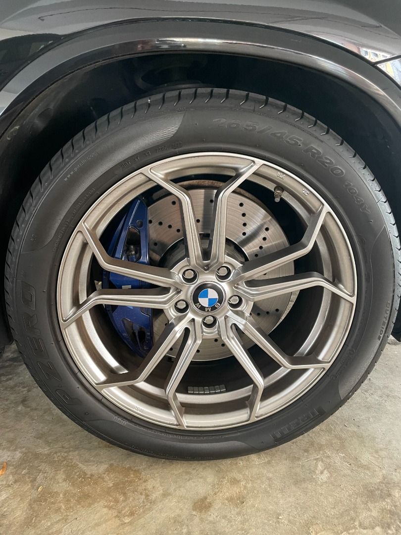 BMW OEM 20 inch Rims (Flow Formed) with Pirelli P Zero Tires (Staggered ...