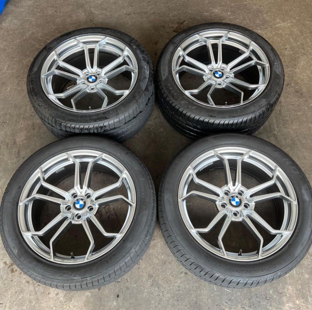 BMW OEM 20 inch Rims (Flow Formed) with Pirelli P Zero Tires (Staggered ...