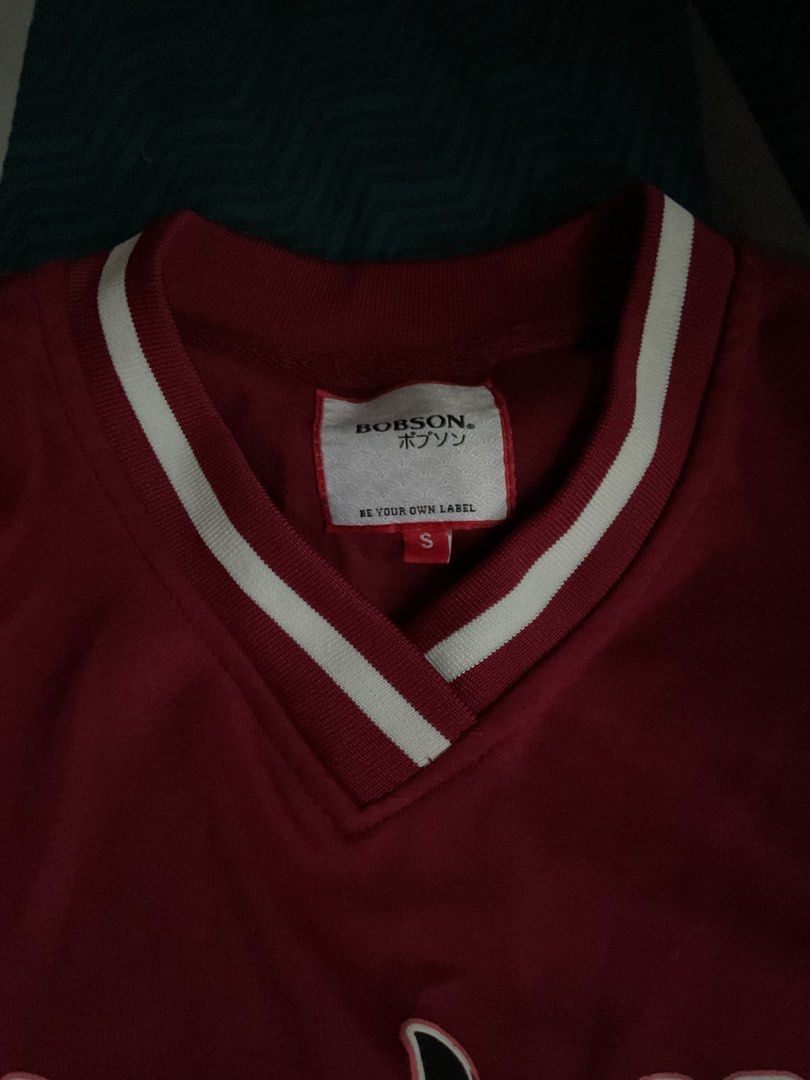bobson red sweater jacket (Category: Coats, Jackets and Outerwear) located in Manila. Submitted by iya0810 (Listing ID 1470445372, Image 2). Description: - never been used -can nego.