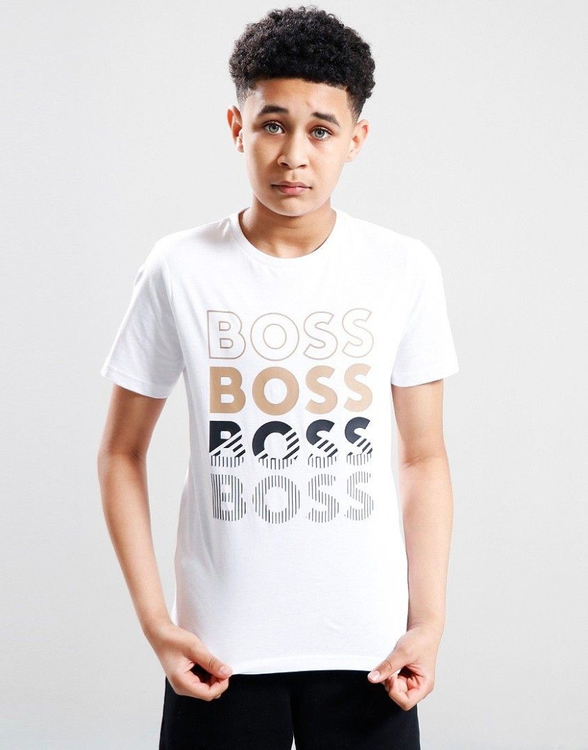 Boss Kidswear Logo Print Jersey (Category: Babies & Kids Fashion) located in Quezon City. Submitted by jedclo (Listing ID 1470480034, Image 1). Description: Size 10-12 Width: 17.5 Length: 24 In pristine condition Color due lightning MOP: GCASH, DM to purchase Disclaimer: "All brand names, logos, and images are registered trademarks of their respective owners. No affiliation or copyright infringement intended.