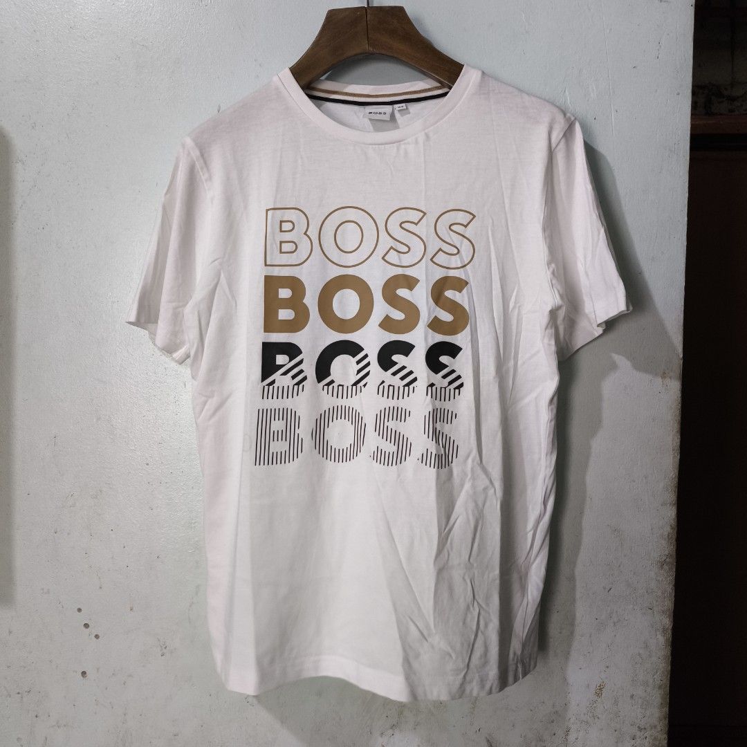 Boss Kidswear Logo Print Jersey (Category: Babies & Kids Fashion) located in Quezon City. Submitted by jedclo (Listing ID 1470480034, Image 3). Description: Size 10-12 Width: 17.5 Length: 24 In pristine condition Color due lightning MOP: GCASH, DM to purchase Disclaimer: "All brand names, logos, and images are registered trademarks of their respective owners. No affiliation or copyright infringement intended.