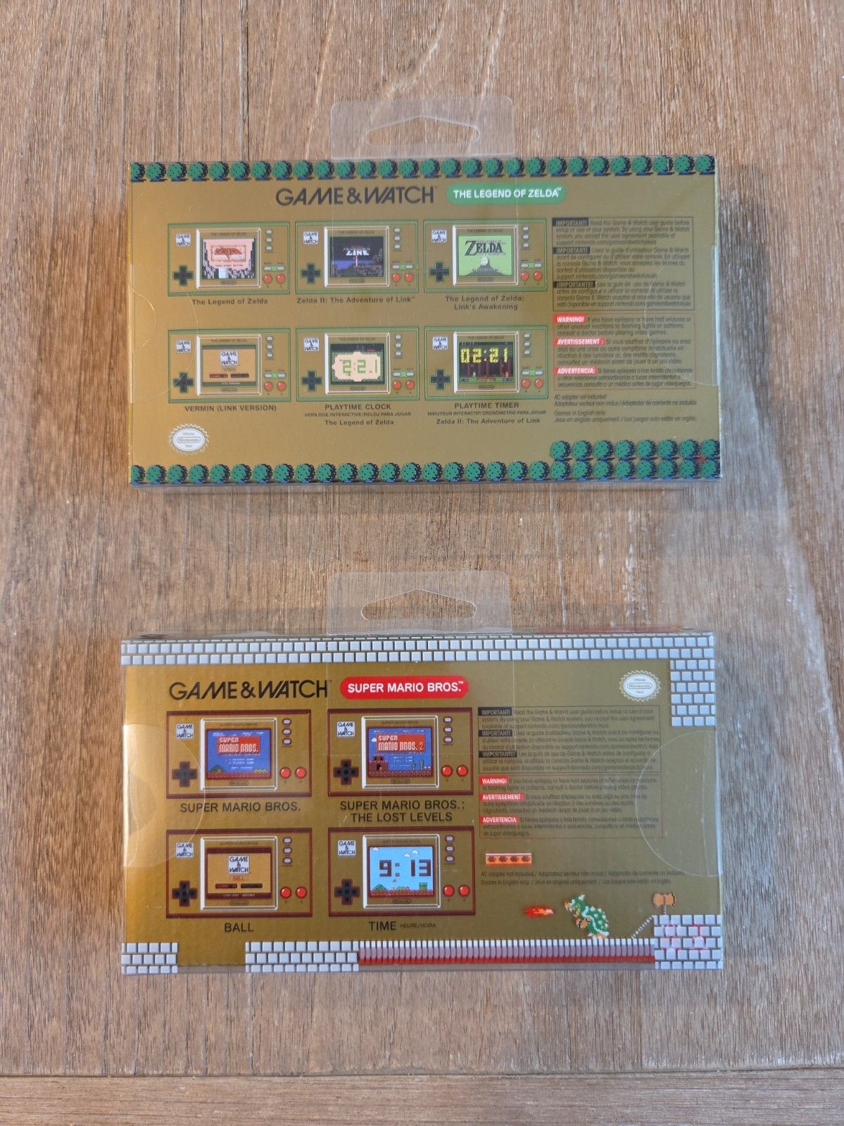 Brand New Nintendo Game and Watch: The Legend of Zelda & Super Mario ...