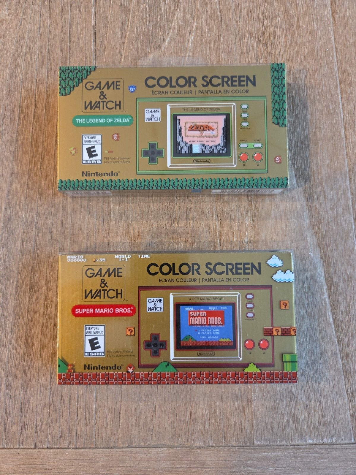 Brand New Nintendo Game and Watch: The Legend of Zelda & Super Mario ...