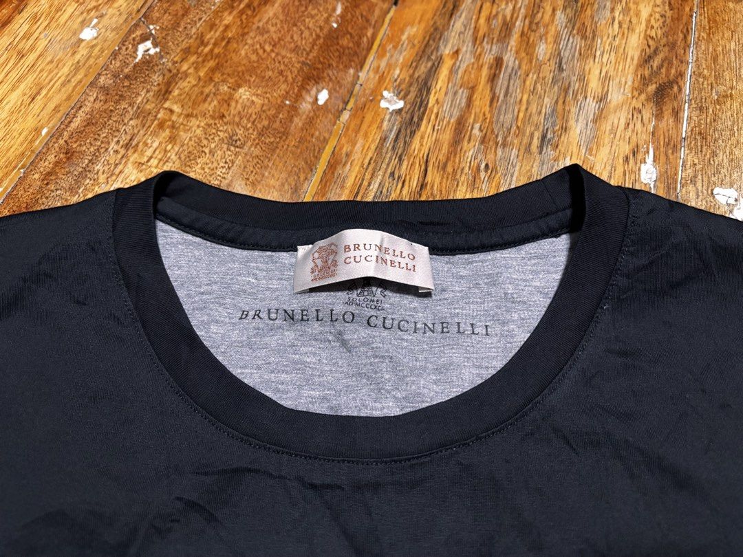 Brunello Cucinelli tee (Category: Tshirts & Polo Shirts ) located in Cagayan de Oro. Submitted by kirkwax_4 (Listing ID 1470460862, Image 2). Description: Brunello Cucinelli tee Large slimfit frame (22x27) Like new No issue 2.5k.