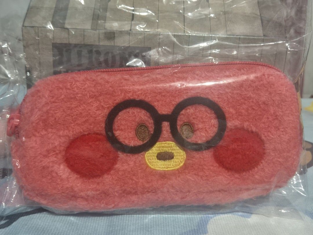 BT21 Glasses Pouch Tata and Cooky (Category: Purses & Pouches) located in Makati City. Submitted by neri_11 (Listing ID 1470447797, Image 3). Description: - BT21 Monopoly glasses pouches - Tata - available. Cooky sold. - Material: Ultra-soft plush texture all over - Closure: Secure top zipper closure - Condition: Brand new with tags inside original plastic packaging Php 400 each..