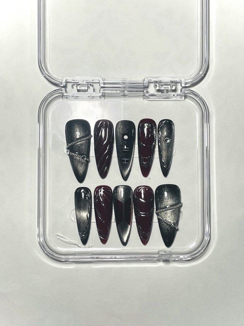 BTS Arirang press on nails (Category: Hands & Nails) located in Manila. Submitted by nailarchitech.co (Listing ID 1470512382, Image 1). Description: Size: Medium Shape: stiletto Length: long •includes prep/application kit when purchased • handmade & reusable Message us on IG @nailarchitech.co for further inquiries!.